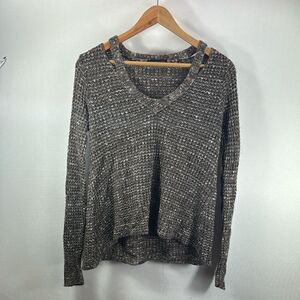American Eagle Outfitters Brown Pullover Knit Sweater Size Small